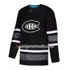 Herren Eishockey Montreal Canadiens Trikot Blank 2019 All-Star Adidas Schwarz Authentic